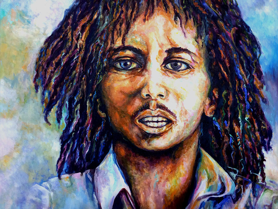 Bob Marley Painting by Lloyd DeBerry