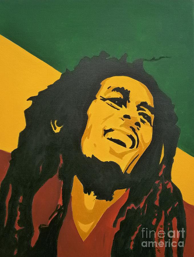 Bob Marley Painting - Bob Marley by Neal Crossan