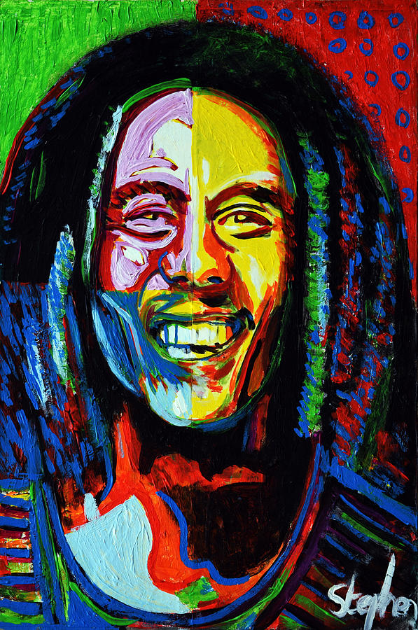 Bob Marley Painting by Stephen Humphries