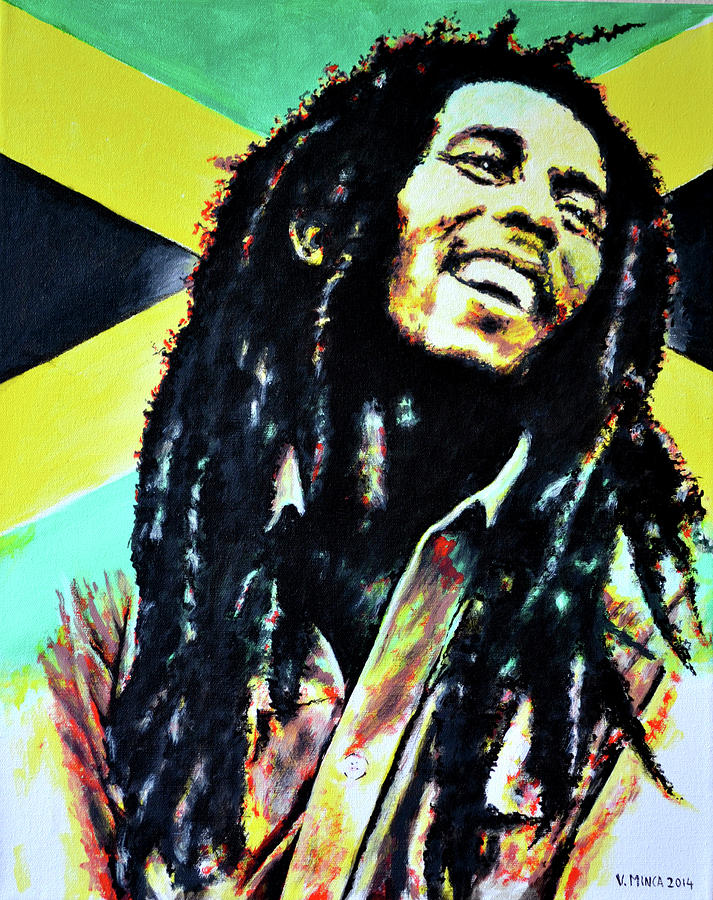 Bob Marley Painting by Victor Minca - Fine Art America