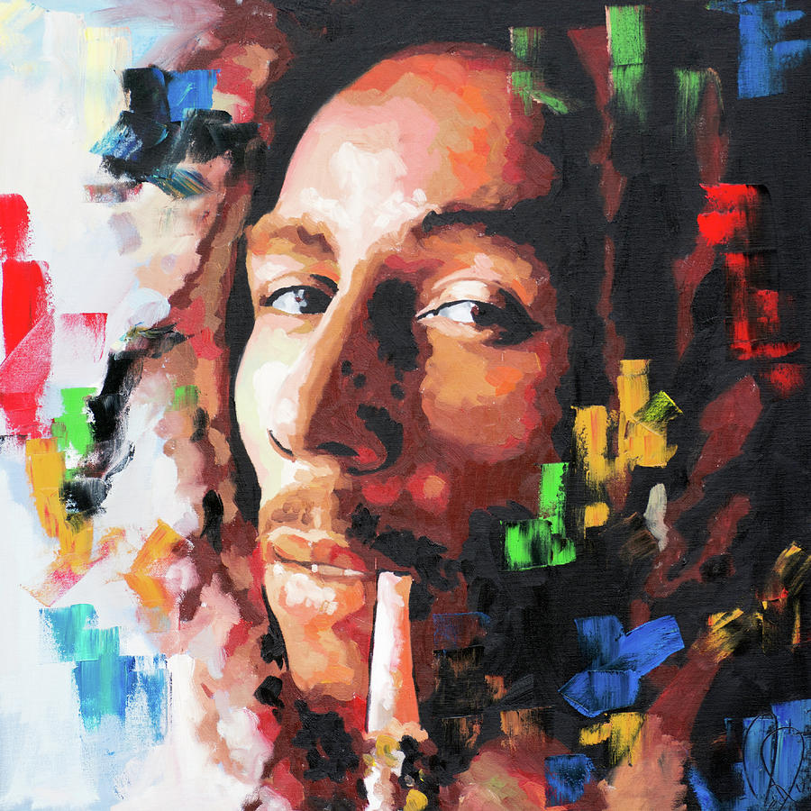 Bob Marley Painting - Bob Marly III by Richard Day
