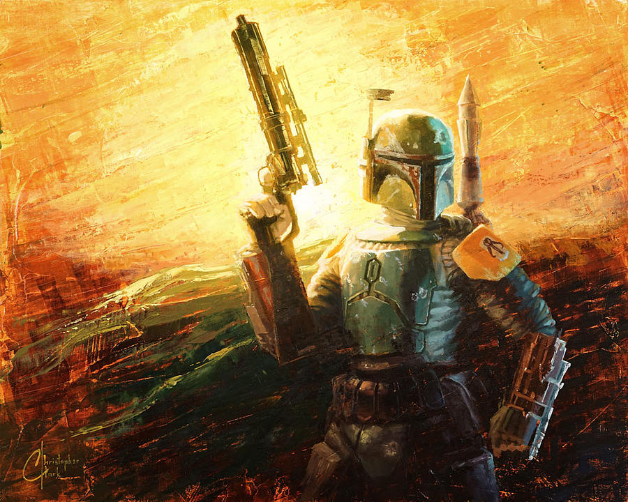 Boba Fett - Eyes on the Prize Painting by Christopher Clark - Fine Art ...