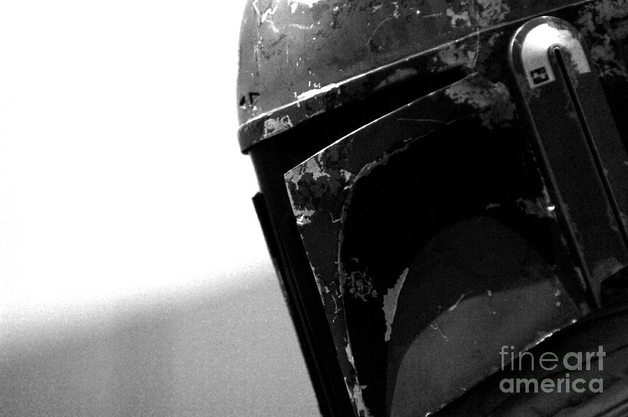 Boba Fett Photograph - Boba Fett Helmet by Micah May Boba Fett Photograph - Boba Fett Helmet by Micah May