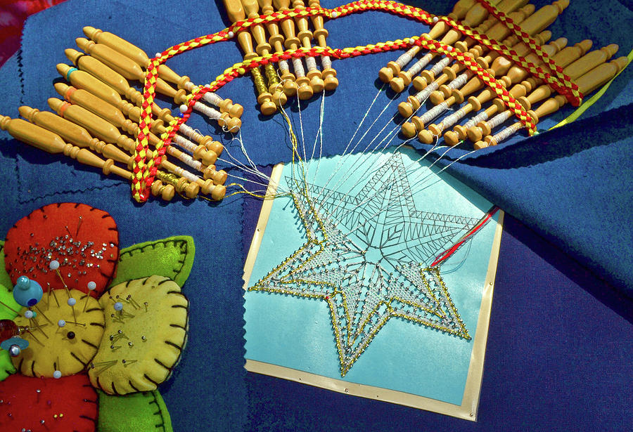 Bobbin Lace 009 Photograph by George Bostian