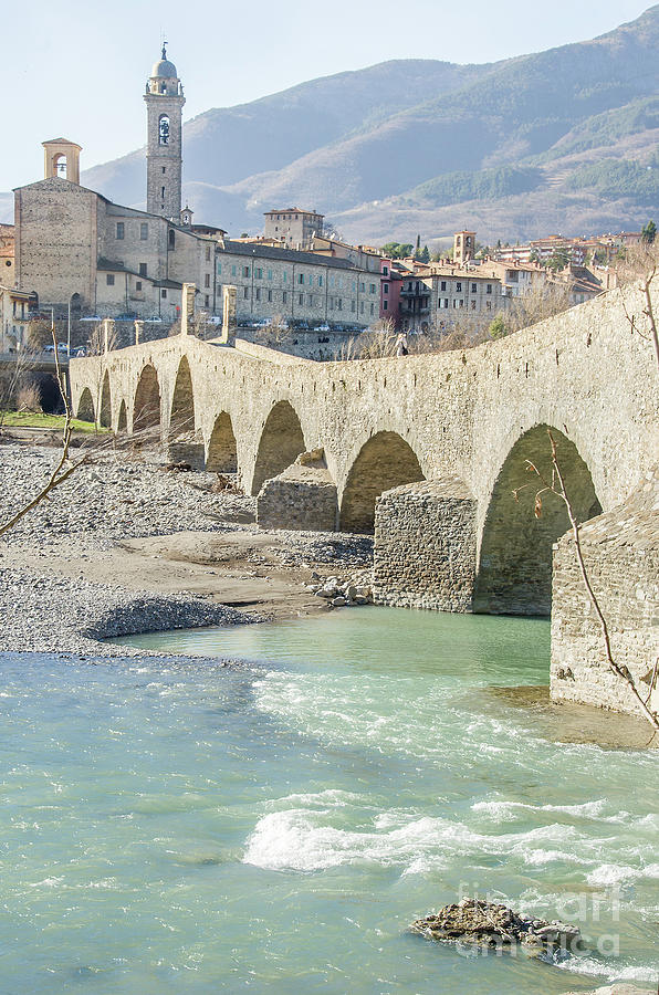Bobbio pure water bridge Photograph by Luca Lorenzelli