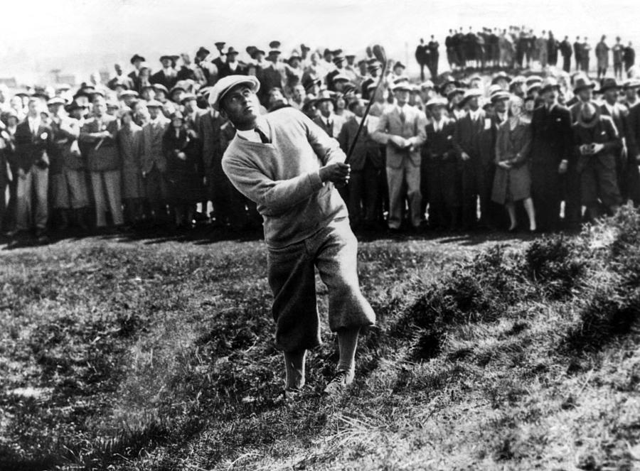 Golf Photograph - Bobby Jones At The British Amateur Golf by Everett