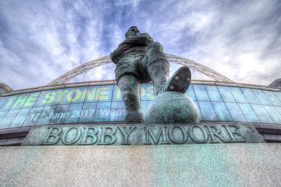 Bobby Moore Statue Wembley Stadium Photograph by David Pyatt