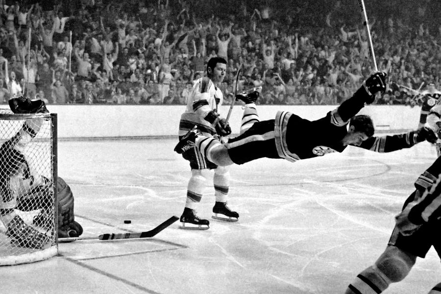 Hockey Photograph - Bobby Orr THE GOAL by Elite Editions