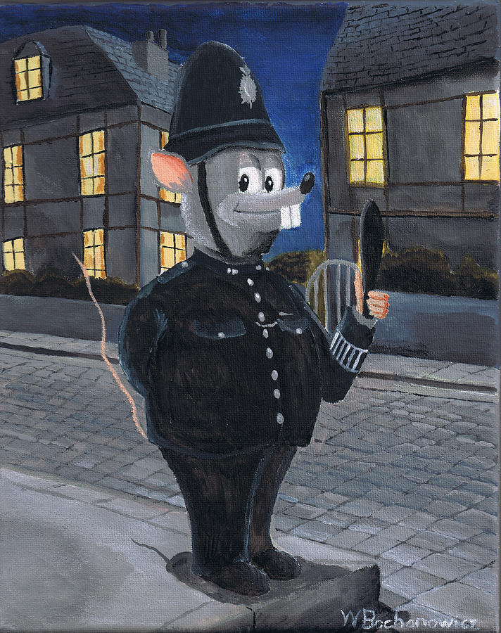 Bobby Rat Painting by Winton Bochanowicz