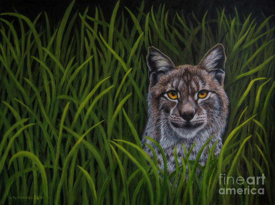 Bobcat Painting