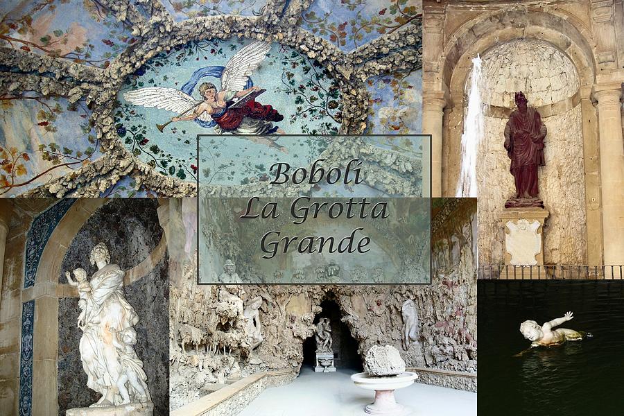 Giardino Di Boboli Photograph - Boboli La Grotta Grande 2 by Ellen Henneke