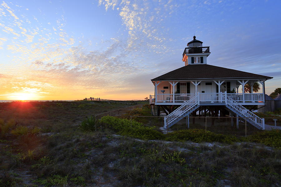 Boca Grande Lighthouse, Gasparilla Island, Florida, U S A Photograph by Gary Corbett