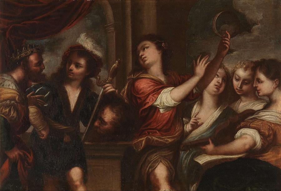 Bocanegra, Pedro Atanasio Granada, 1638 - Granada, 1689 The Triumph Of David Xvii Century. Painting