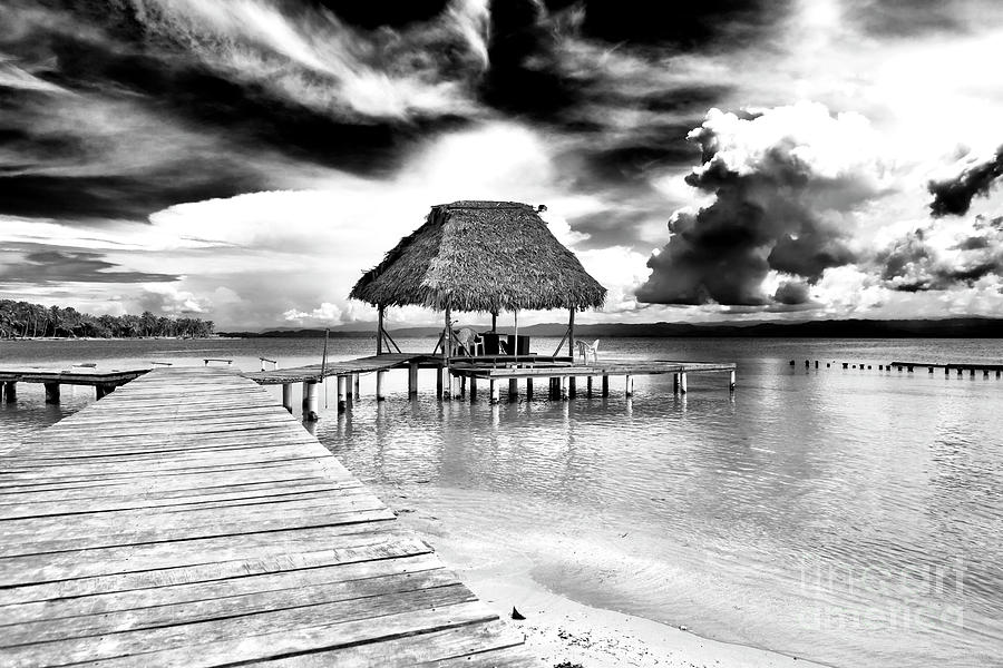 Bocas del Drago Clouds in Panama Photograph by John Rizzuto