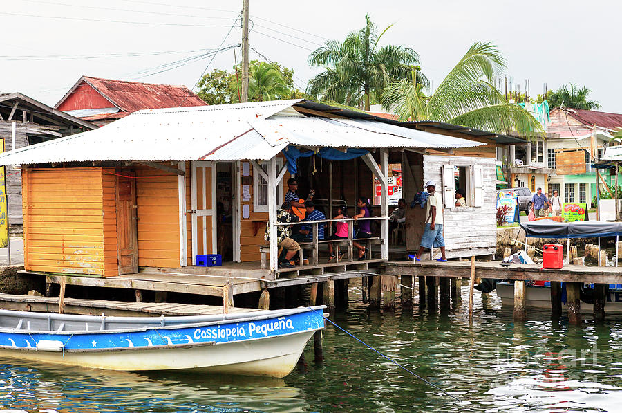 Bocas Town Lunch at Bocas del Toro Photograph by John Rizzuto