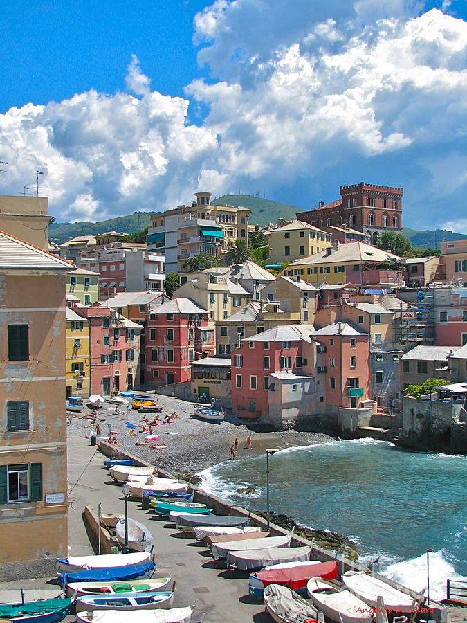Boccadasse 2-Genova, Italy Photograph by Italian Art