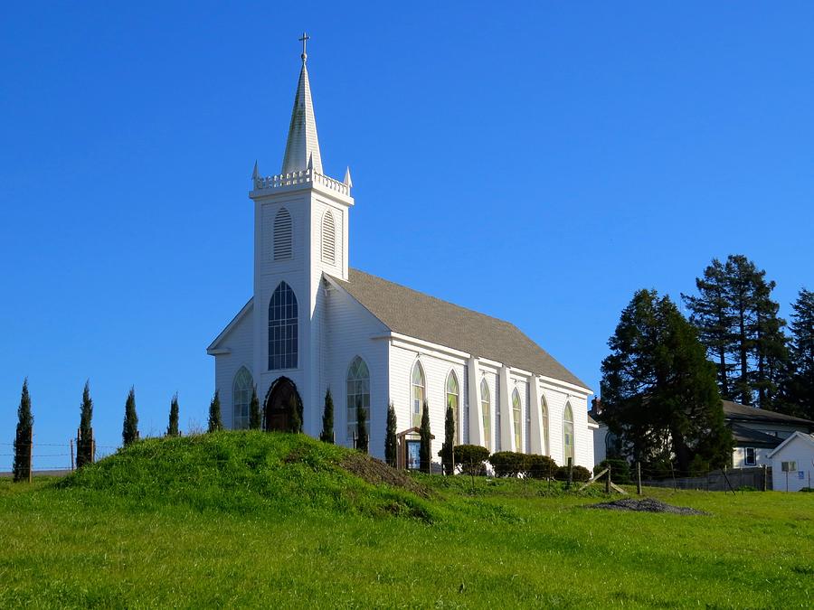 Bodega Bay Church Photograph by Phil Bearce | Pixels