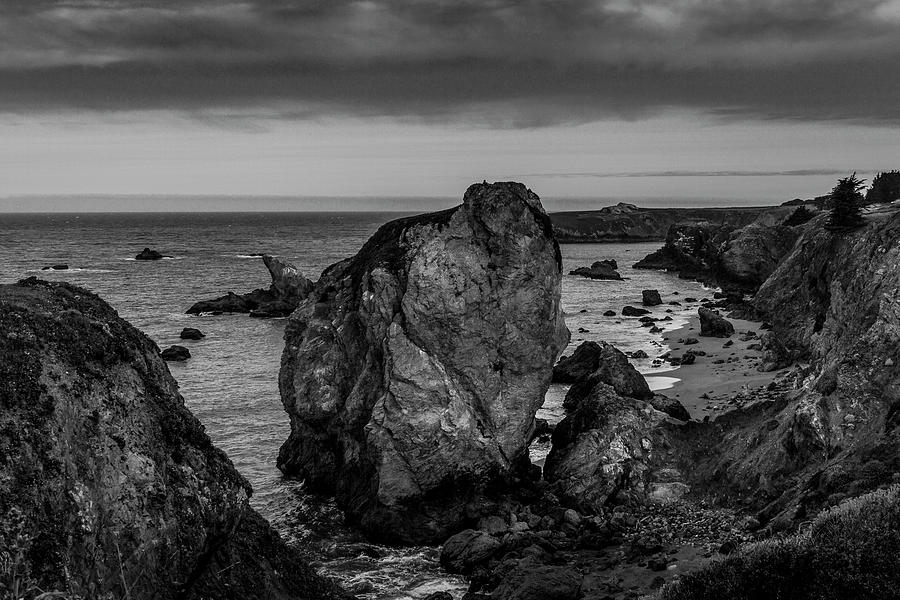 Bodega Bay Rock Formation Photograph by Bruce Bottomley