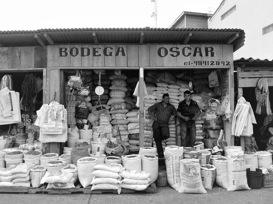 Bodega Oscar, Black and White Photograph by Mark Mitchell