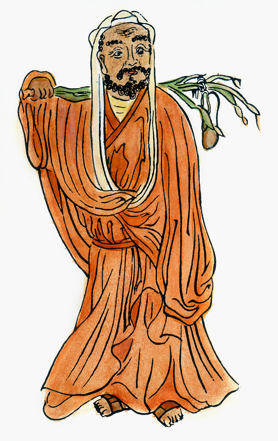 BODHIDHARMA (fl. 520 A.D.) Photograph by Granger
