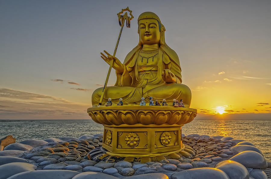 Bodhisattva Sunrise Photograph by Tony Crehan