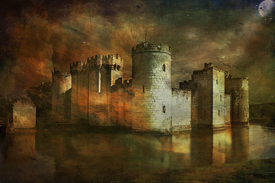 Bodiam Castle.... Digital Art by Andrzej Szczerski