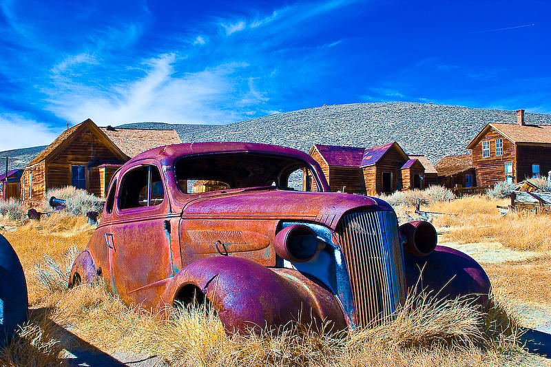 Bodie - Old Car Side Photograph by Eric Moss - Fine Art America