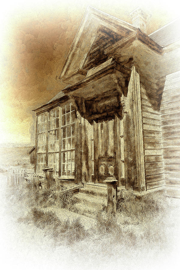 Bodie California Ghost Town Old House BW Photograph by Dan Carmichael