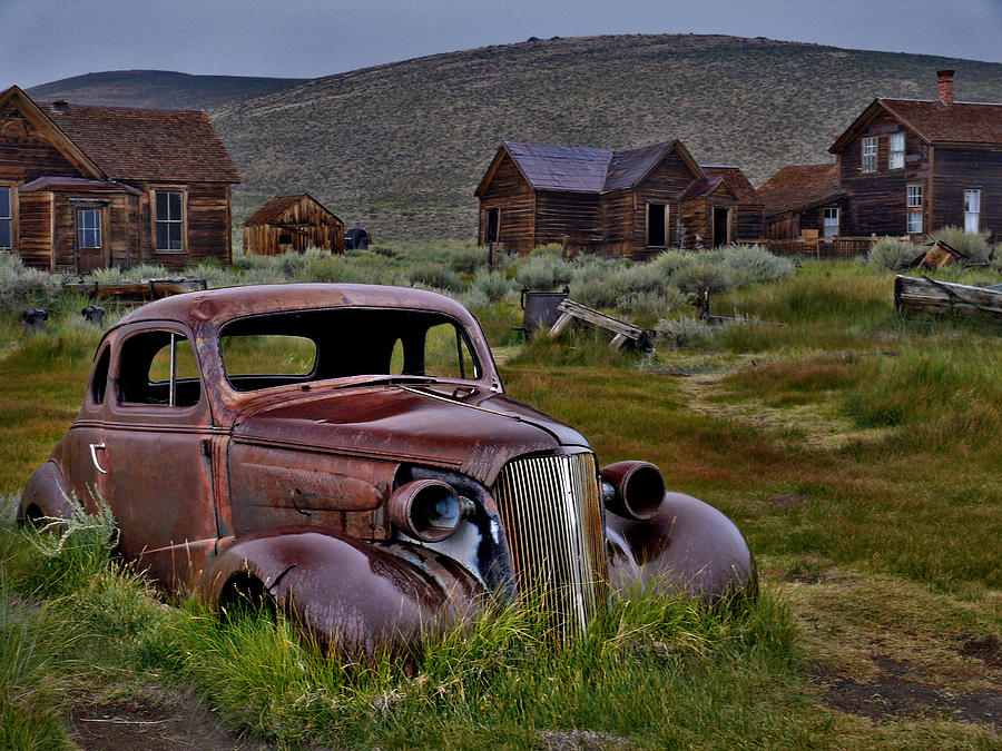 Bodie Ghost Car Photograph by Dave Sribnik | Fine Art America