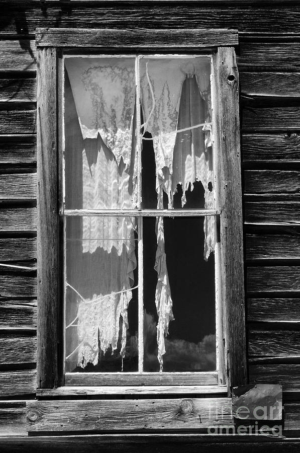 Black And White Photograph - Bodie Ghost Town by Sandra Bronstein