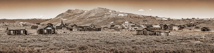 Bodie Ghost Town Sepia Photograph by Kelley King