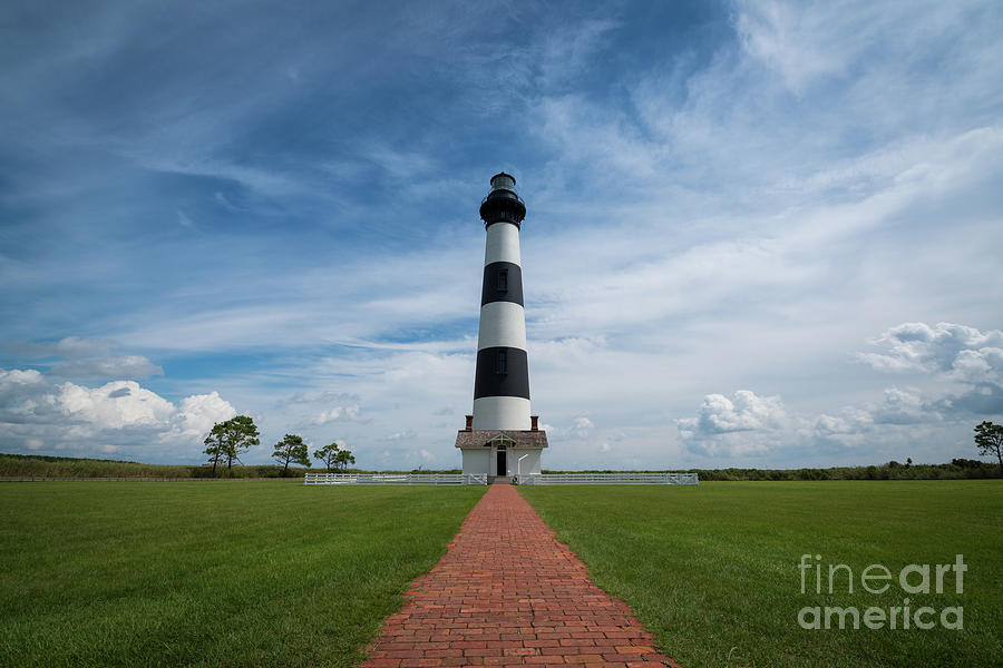 Bodie Island Light Day Shot Photograph by Michael Ver Sprill
