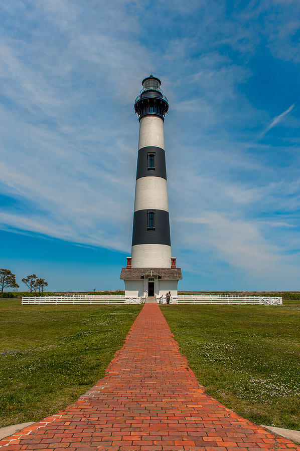 Bodie Island Lighthouse Photograph by Brenda Jacobs