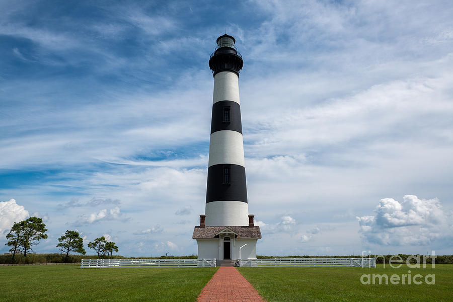 Landscape Photograph - Bodie Island Lighthouse by Michael Ver Sprill