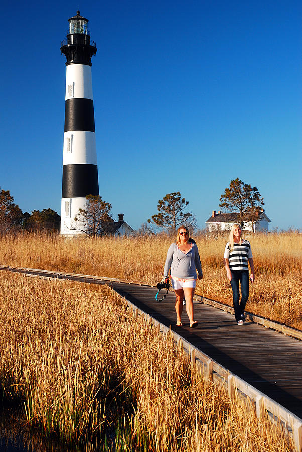 Bodie Island Lighthouse Outer Banks  Photograph by James Kirkikis