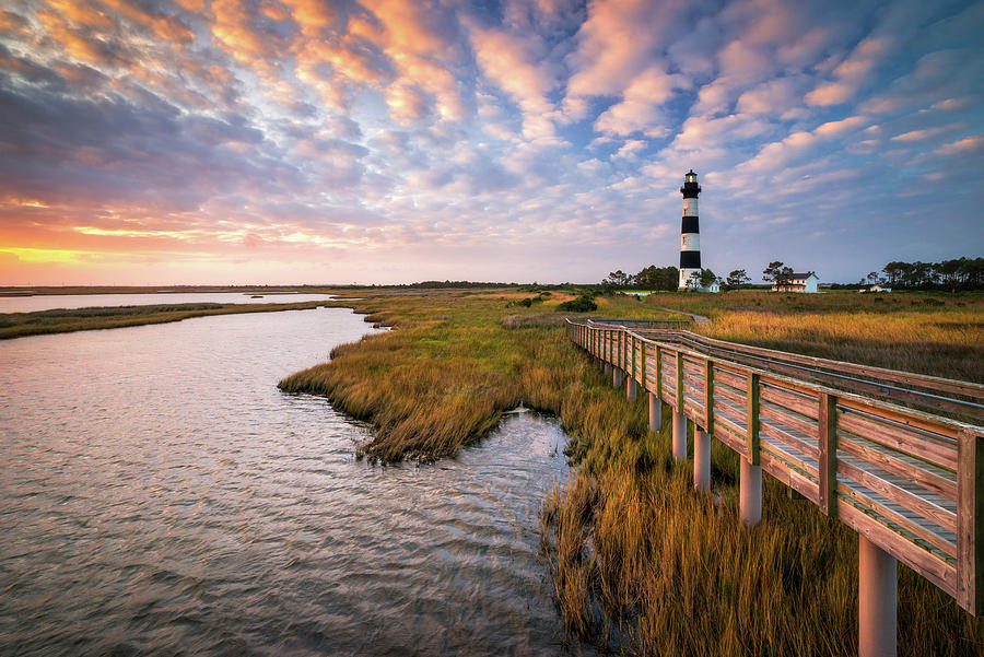 Bodie Island Lighthouse Outer Banks North Carolina OBX NC Photograph by ...