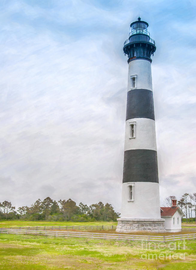 Bodie Island Lighthouse Digital Art by Randy Steele