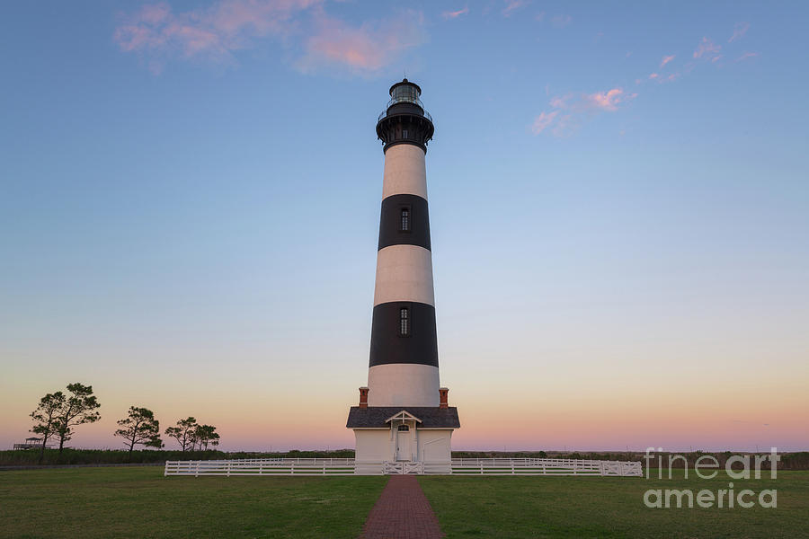 Bodie Island Lighthouse Symmetry  Photograph by Michael Ver Sprill