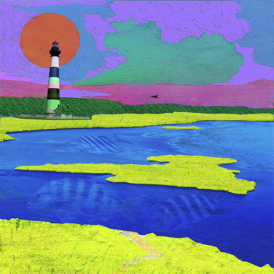 Bodie Island Shores Digital Art by Rod Whyte