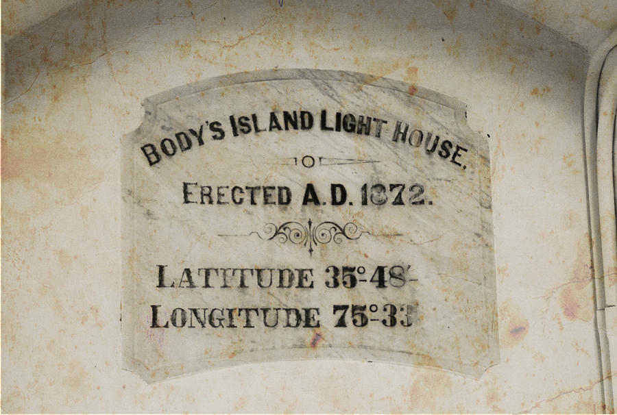 Bodie Island sign before rename Painting by Darrell Foster