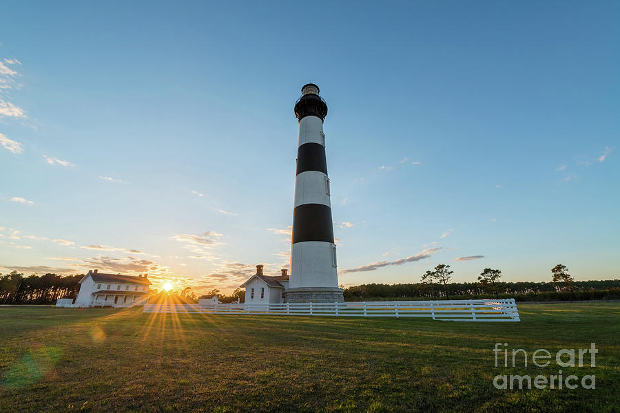 Bodie Island Sunset  Photograph by Michael Ver Sprill