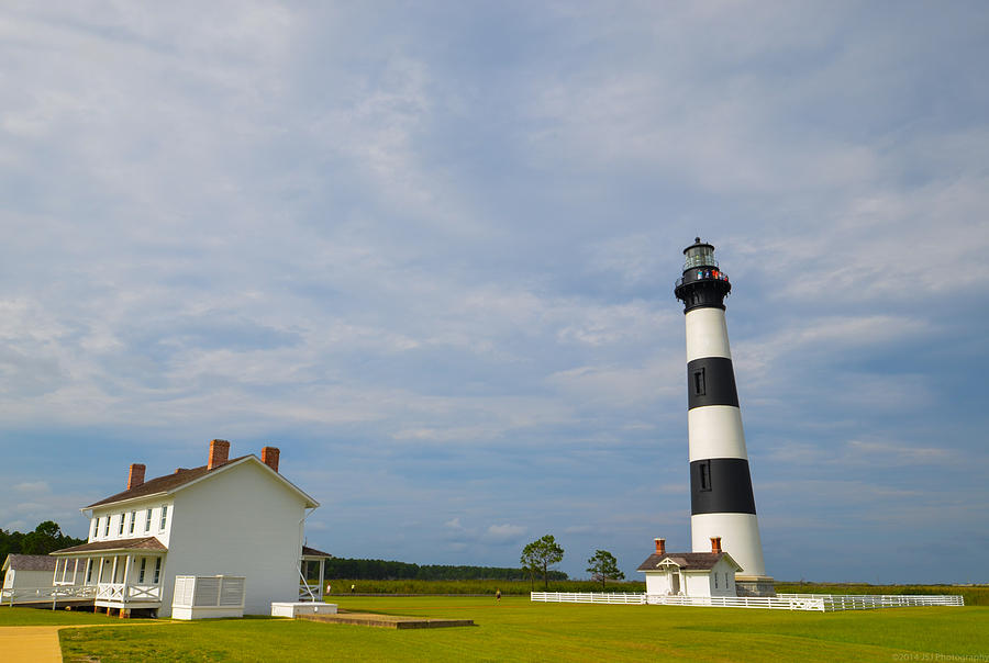 Bodie Lighthouse and Keepers House Photograph by Jeff at JSJ Photography