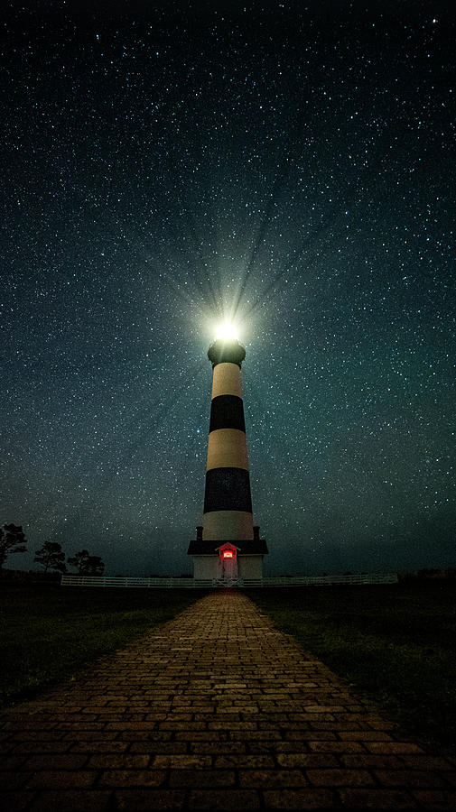 Lighthouse Photograph - Bodie Lighthouse by John Repoza