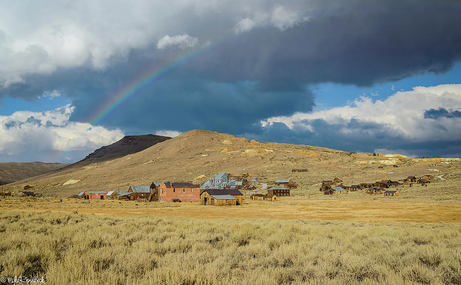Bodie Rainbow Photograph by Mike Ronnebeck