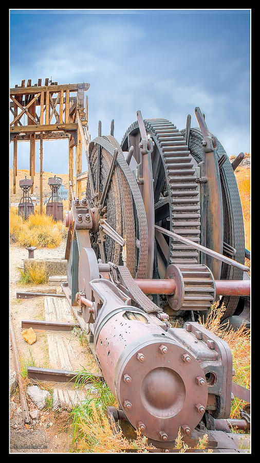 Bodie Red Cloud Mining Equipment Photograph by LeeAnn McLaneGoetz McLaneGoetzStudioLLCcom