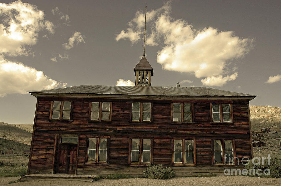 Bodie School House Photograph by Nick Boren