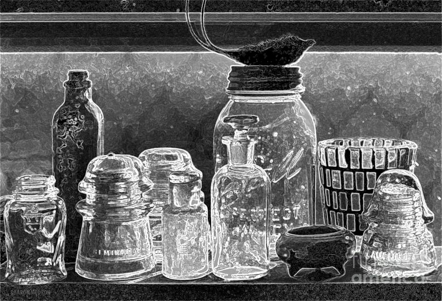 Bodie still life - Glass Ware I Photograph by Sharon Hudson