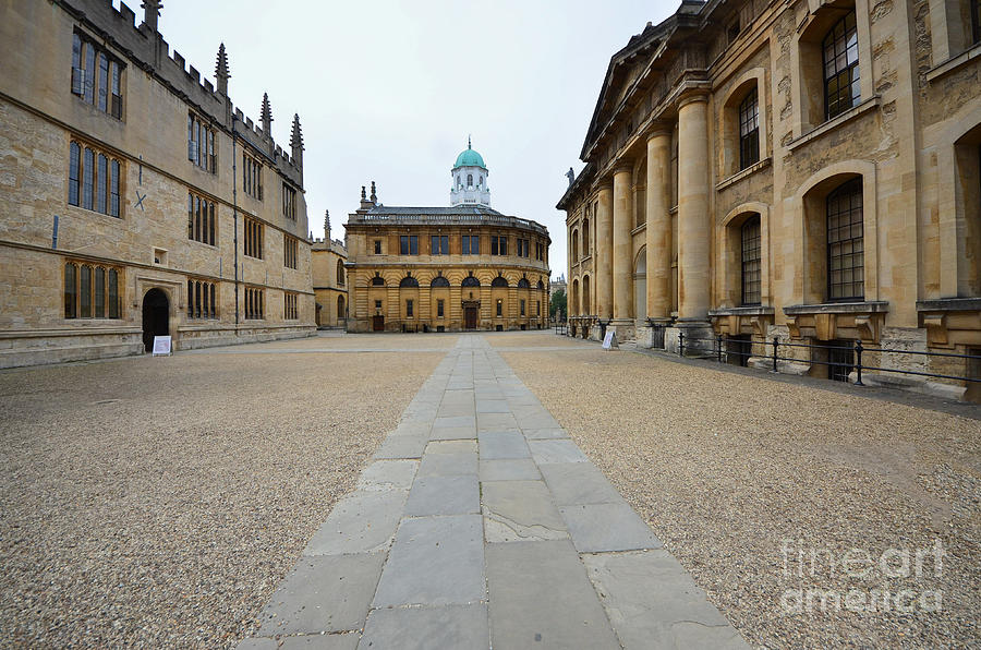 Architecture Photograph - Bodleian Library by Smart Aviation