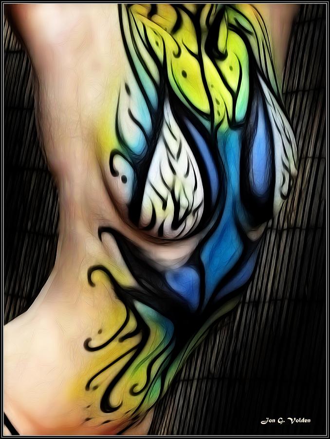 Body Paint Painting by Jon Volden