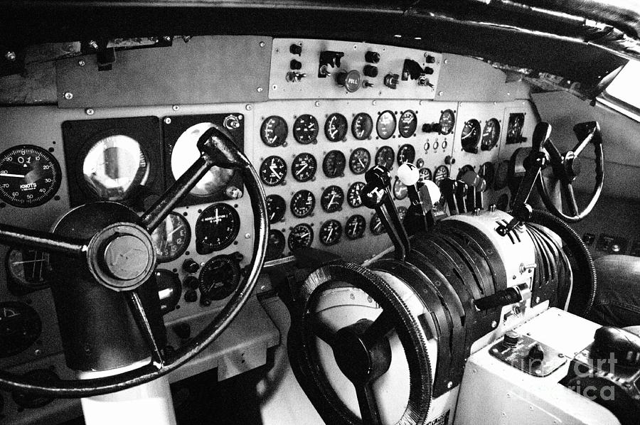 Boeing 727 cockpit 22 Photograph by Micah May